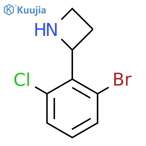 2-(2-bromo-6-chlorophenyl)azetidine structure