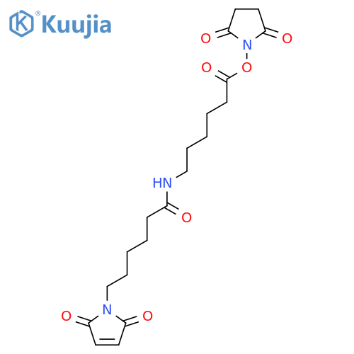 6-N-(6-Maleimidocaproyl)caproic acid NHS structure