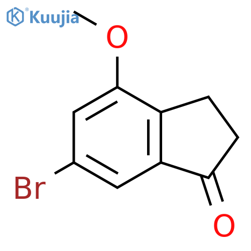 6-Bromo-4-methoxy-indan-1-one structure