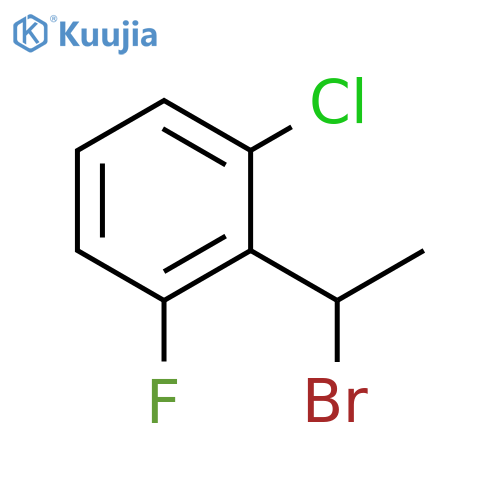 2-(1-bromoethyl)-1-chloro-3-fluorobenzene structure