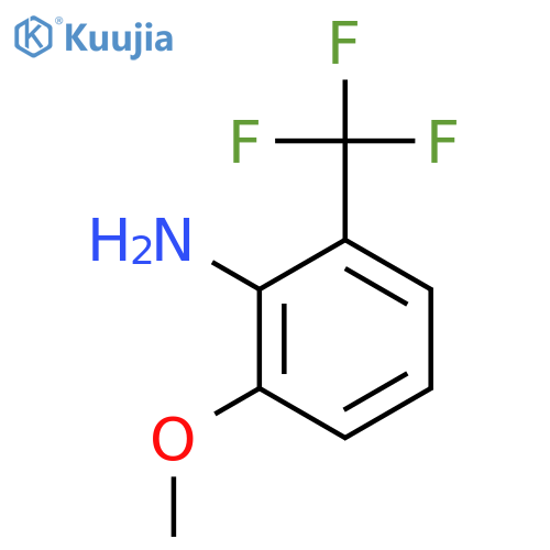 2-Methoxy-6-(trifluoromethyl)aniline structure