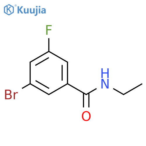 3-Bromo-N-ethyl-5-fluorobenzamide structure