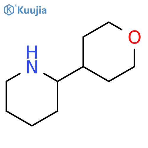 2-(oxan-4-yl)piperidine structure