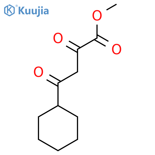 methyl 4-cyclohexyl-2,4-dioxobutanoate structure