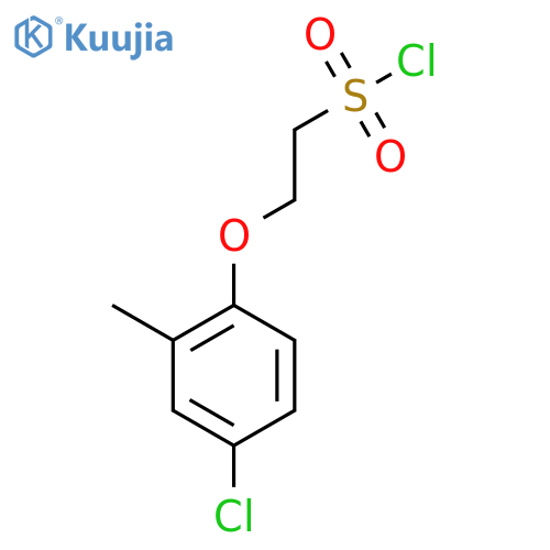 2-(4-Chloro-2-methylphenoxy)ethane-1-sulfonyl chloride structure