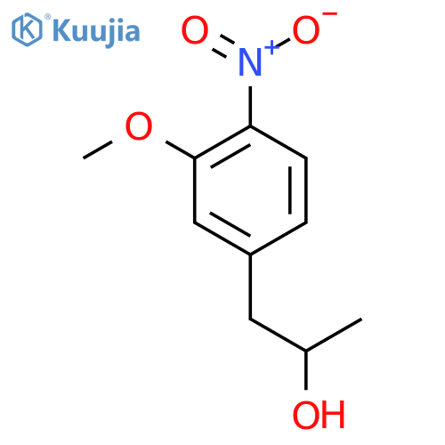 1-(3-methoxy-4-nitrophenyl)propan-2-ol structure