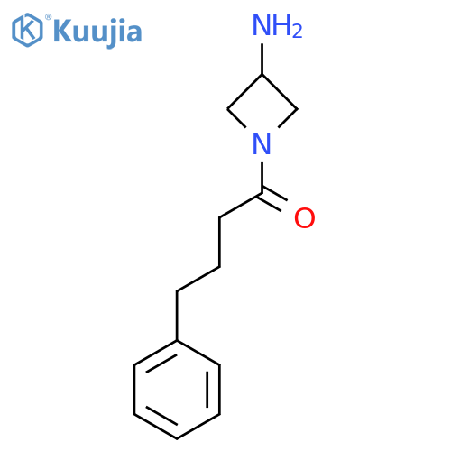 1-(3-Aminoazetidin-1-yl)-4-phenylbutan-1-one structure