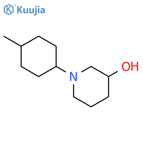 1-(4-methylcyclohexyl)piperidin-3-ol structure