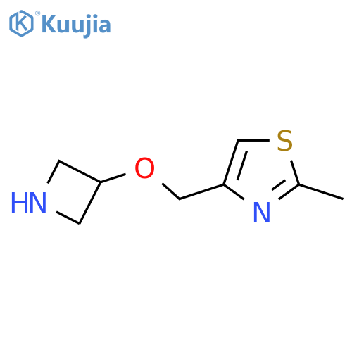 4-[(Azetidin-3-yloxy)methyl]-2-methyl-1,3-thiazole structure