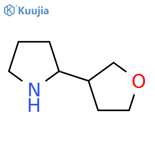 2-(oxolan-3-yl)pyrrolidine structure