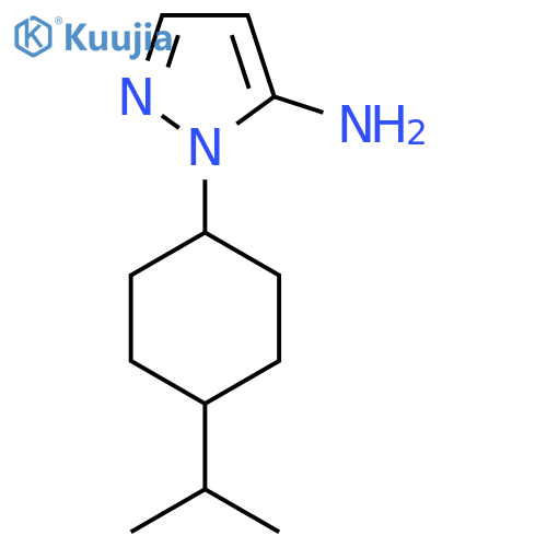 1-(4-Isopropylcyclohexyl)-1h-pyrazol-5-amine structure