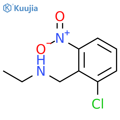 [(2-Chloro-6-nitrophenyl)methyl](ethyl)amine structure