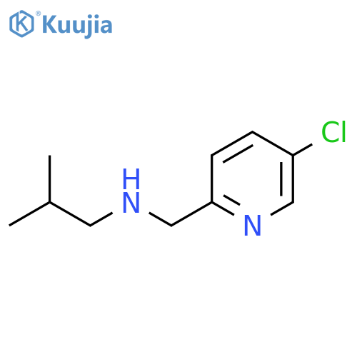 [(5-Chloropyridin-2-yl)methyl](2-methylpropyl)amine structure