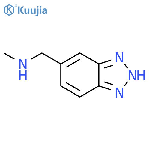 (1H-1,2,3-benzotriazol-5-yl)methyl(methyl)amine structure