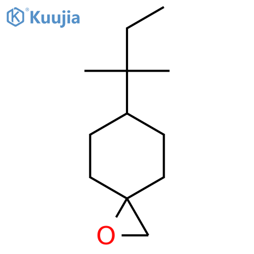 1-Oxaspiro[2.5]octane, 6-(1,1-dimethylpropyl)- structure