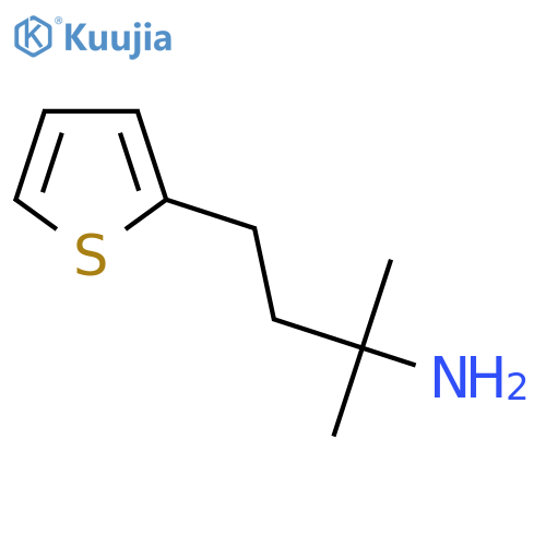 2-methyl-4-(thiophen-2-yl)butan-2-amine structure