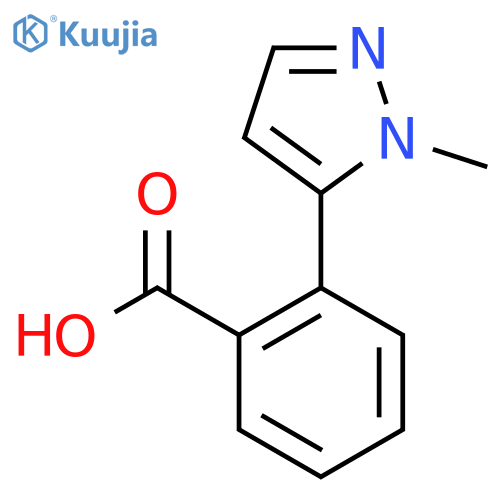 2-(1-Methyl-1H-pyrazol-5-yl)benzoic acid structure