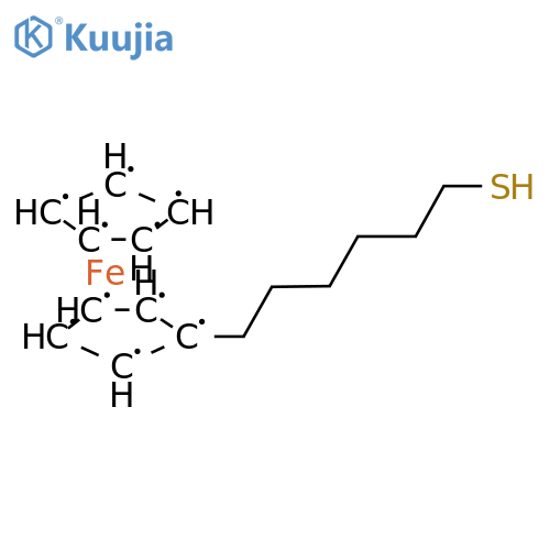 6-(Ferrocenyl)Hexanethiol structure