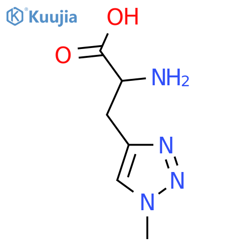 2-amino-3-(1-methyl-1H-1,2,3-triazol-4-yl)propanoic acid structure