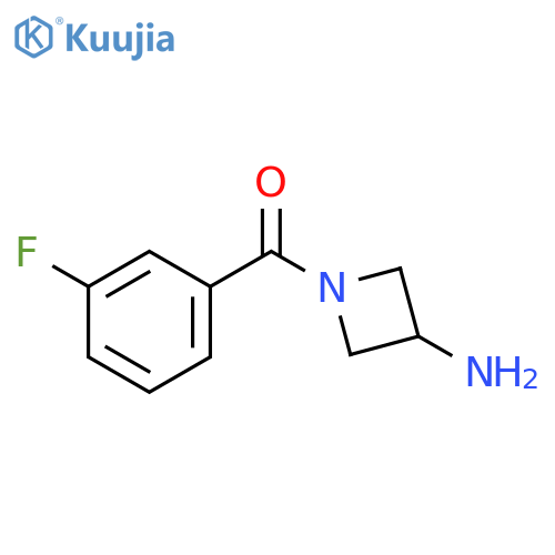 1-(3-fluorobenzoyl)azetidin-3-amine structure