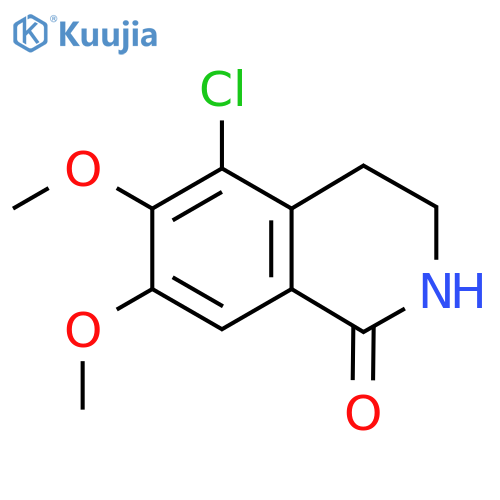 5-Chloro-6,7-dimethoxy-3,4-dihydroisoquinolin-1(2H)-one structure