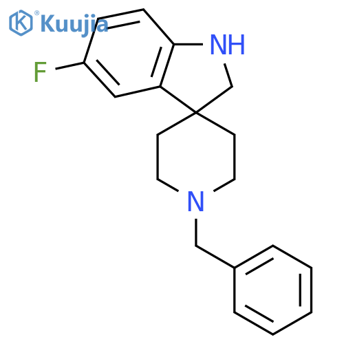 1'-Benzyl-5-fluorospiro[indoline-3,4'-piperidine] structure
