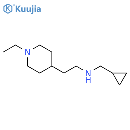 (cyclopropylmethyl)(ethyl)[2-(piperidin-4-yl)ethyl]amine structure