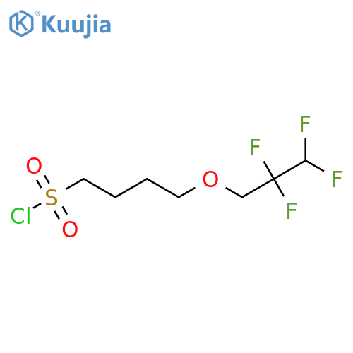 4-(2,2,3,3-tetrafluoropropoxy)butane-1-sulfonyl chloride structure
