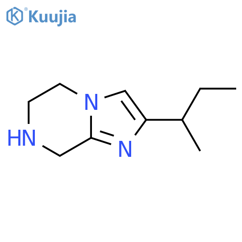 2-(butan-2-yl)-5H,6H,7H,8H-imidazo1,2-apyrazine structure