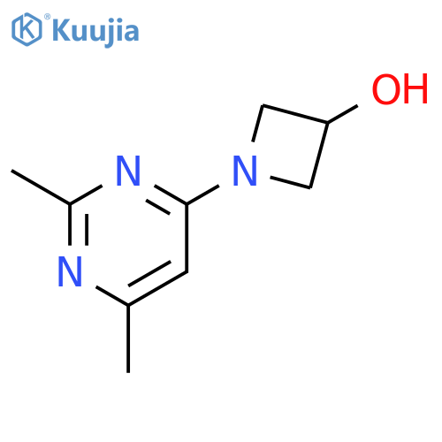1-(2,6-dimethylpyrimidin-4-yl)azetidin-3-ol structure
