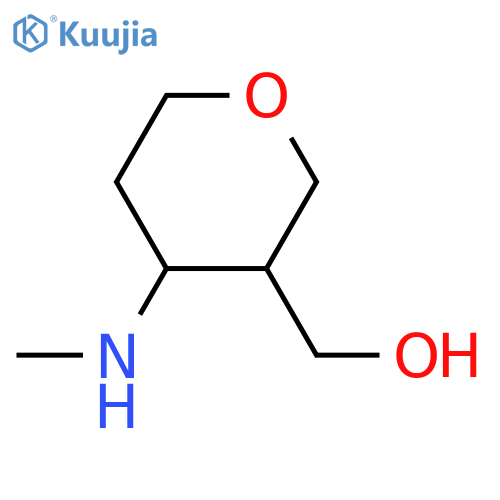 [4-(methylamino)oxan-3-yl]methanol structure