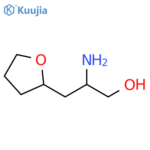 2-amino-3-(oxolan-2-yl)propan-1-ol structure