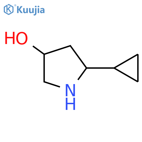 5-Cyclopropylpyrrolidin-3-ol structure