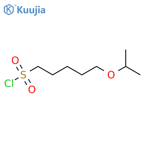 5-(propan-2-yloxy)pentane-1-sulfonyl chloride structure