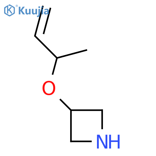 3-(But-3-en-2-yloxy)azetidine structure
