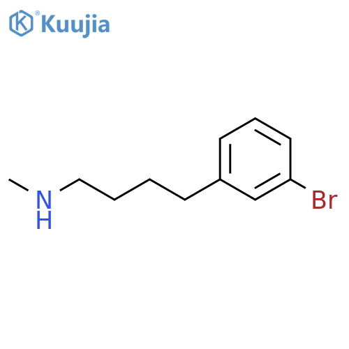 4-(3-bromophenyl)butyl(methyl)amine structure
