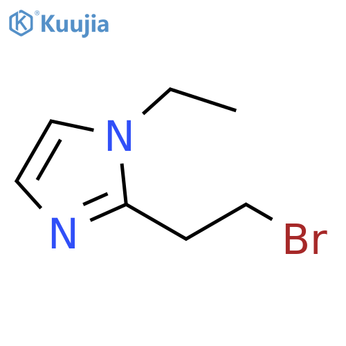 2-(2-bromoethyl)-1-ethyl-1H-imidazole structure