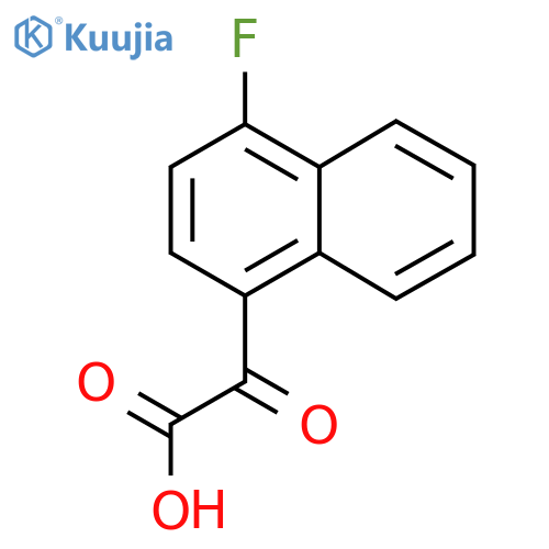 2-(4-fluoronaphthalen-1-yl)-2-oxoacetic acid structure
