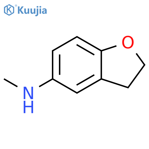 N-methyl-2,3-dihydro-1-benzofuran-5-amine structure
