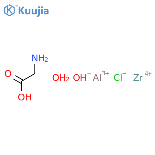 Aluminium zirconium trichlorohydration glycin structure
