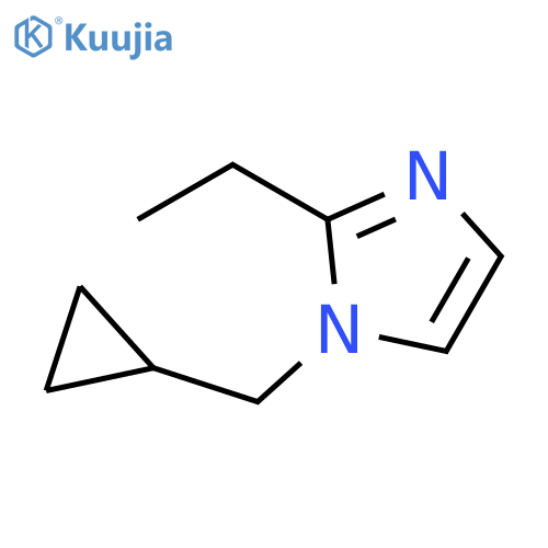 1-(cyclopropylmethyl)-2-ethyl-1H-imidazole structure