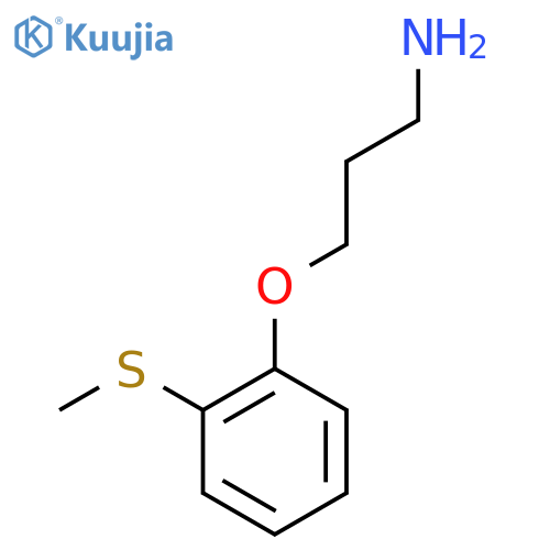 3-2-(methylsulfanyl)phenoxypropan-1-amine structure