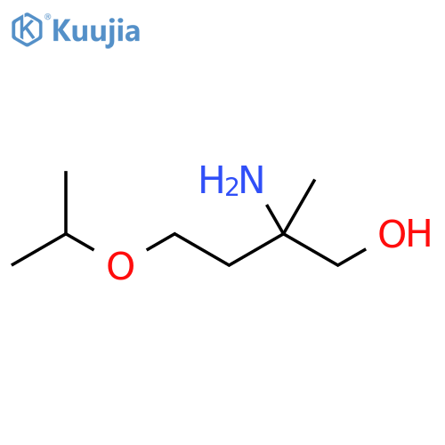 2-amino-2-methyl-4-(propan-2-yloxy)butan-1-ol structure