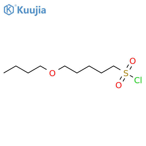 5-butoxypentane-1-sulfonyl chloride structure