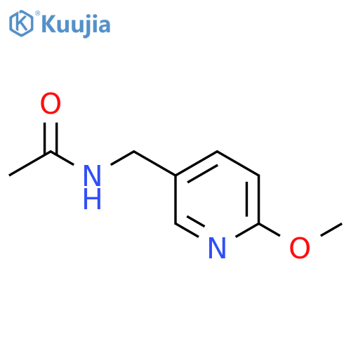 N-[(6-Methoxypyridin-3-yl)methyl]acetamide structure