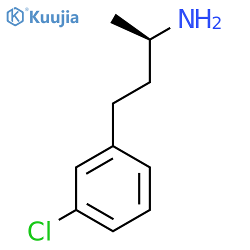 (2R)-4-(3-chlorophenyl)butan-2-amine structure