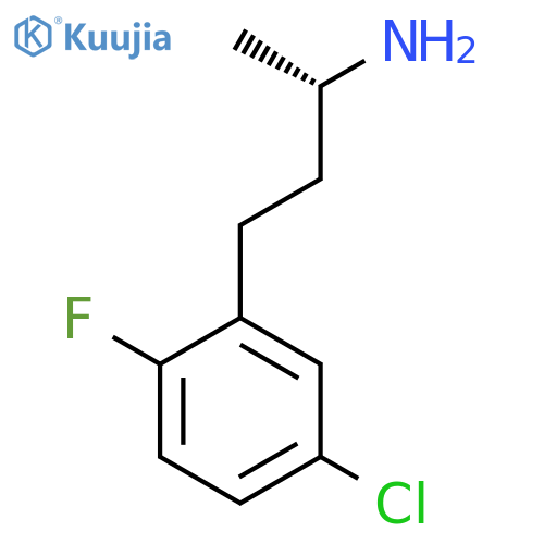 (2S)-4-(5-chloro-2-fluorophenyl)butan-2-amine structure