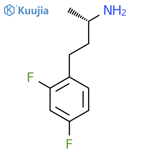 (2S)-4-(2,4-difluorophenyl)butan-2-amine structure