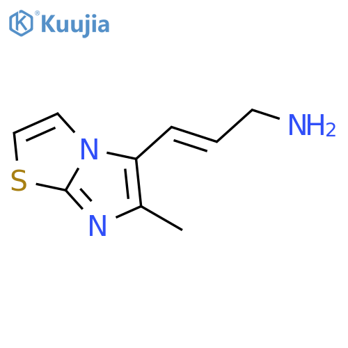 3-{6-Methylimidazo[2,1-b][1,3]thiazol-5-yl}prop-2-en-1-amine structure