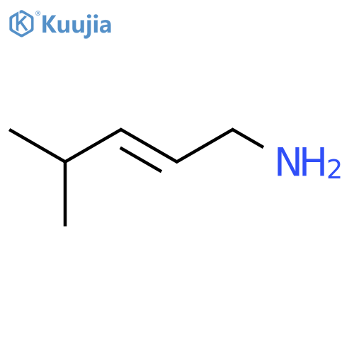 4-methylpent-2-en-1-amine structure